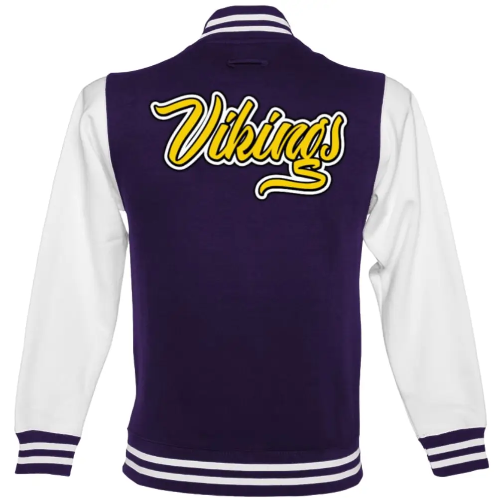 Minnesota Vikings Classic Rib Wool Varsity Jacket