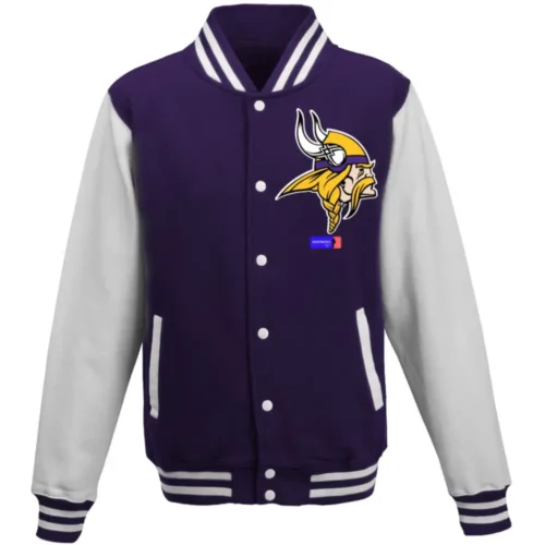Minnesota Vikings Classic Rib Wool Varsity Jacket