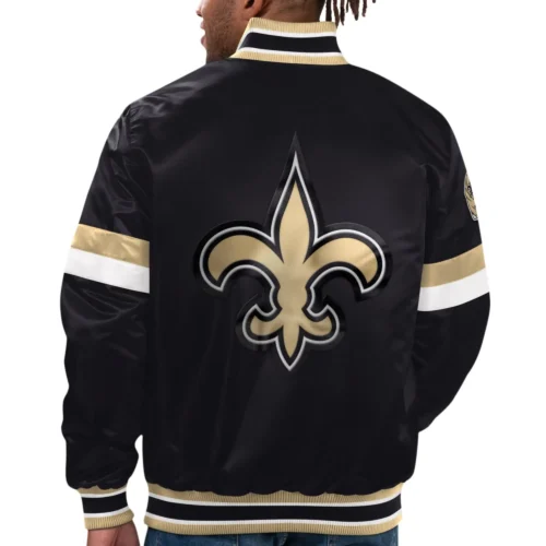 New Orleans Saints Starter Game Satin Varsity Jacket