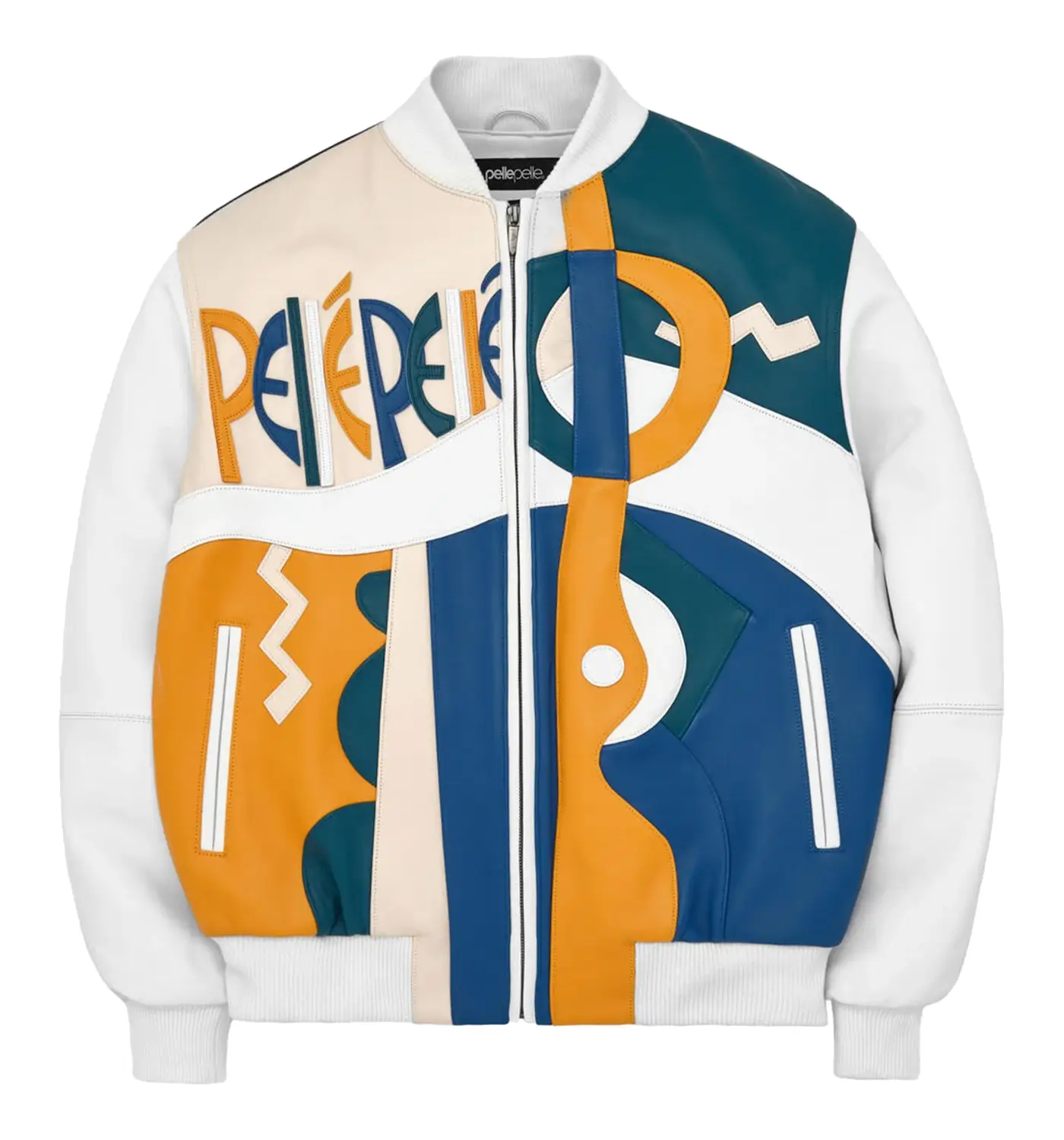 Pelle Pelle Picasso Plush White Leather Jacket
