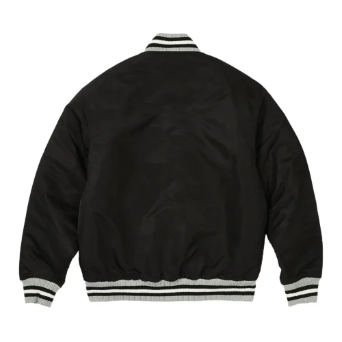 Alternative view of Palace The Arena Satin Black Varsity Jacket