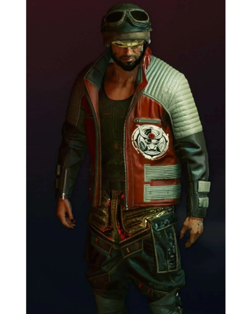 Cyberpunk Second Conflict Biker Jacket