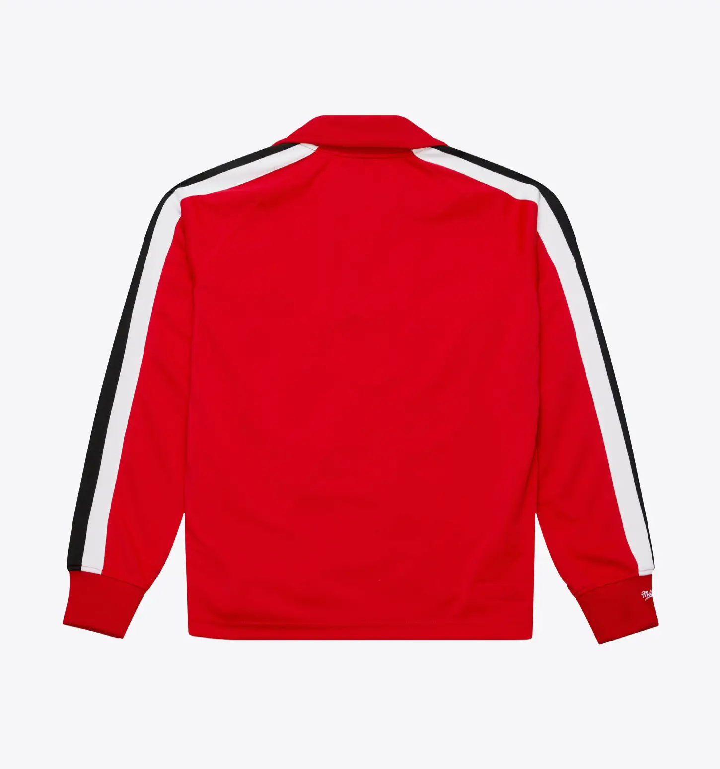 Chicago Blackhawks Authentic Bobby Hull 1971 Warm-Up Red Satin Jacket - Image 2