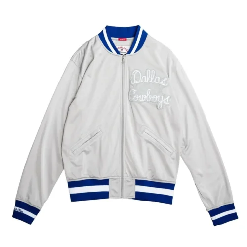 Dallas Cowboys Authentic 1967 Warm-Up Off White Varsity Jacket