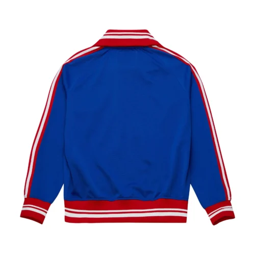 Alternative view of Authentic New York Rangers 1977 Warm-Up Satin Varsity Jacket