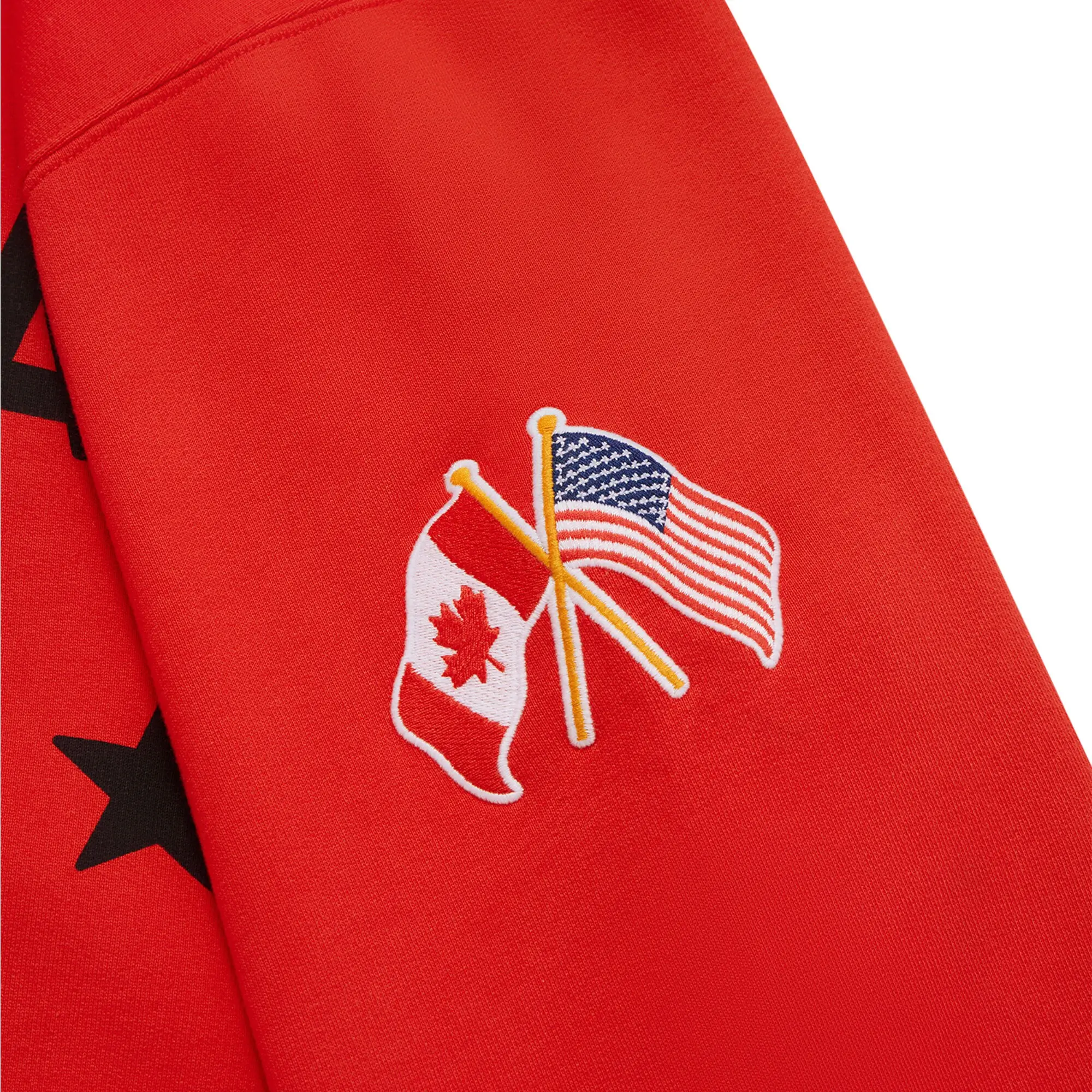 Chicago Blackhawks Full-Snap Red Wool Varsity Jacket - Image 4