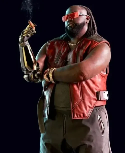 Alternative view of Cyberpunk 2077 Dexter DeShawn Leather Vest