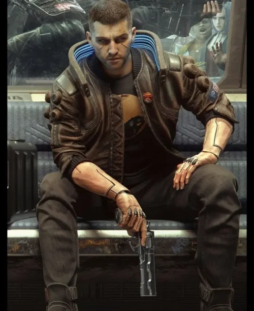 Cyberpunk 2077 Edgerunners Samurai Bomber Jacket - Image 3