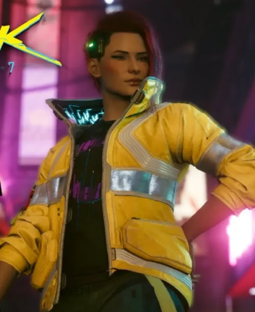 Cyberpunk 2077 Edgerunners Yellow Jacket: Women