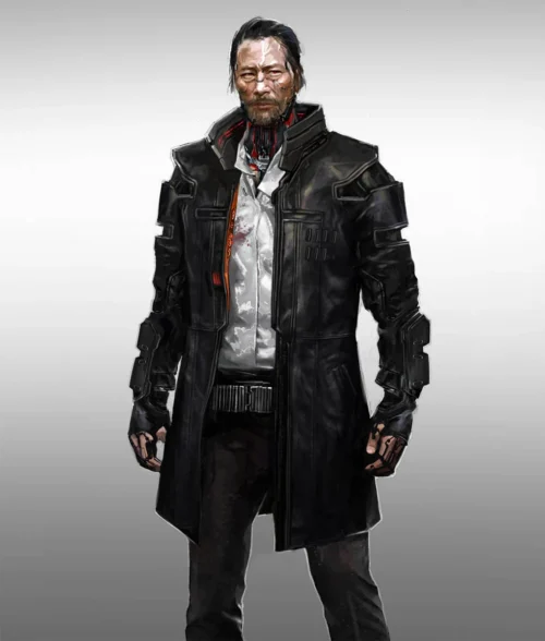 Alternative view of Goro Takemura Black Coat Cyberpunk 2077