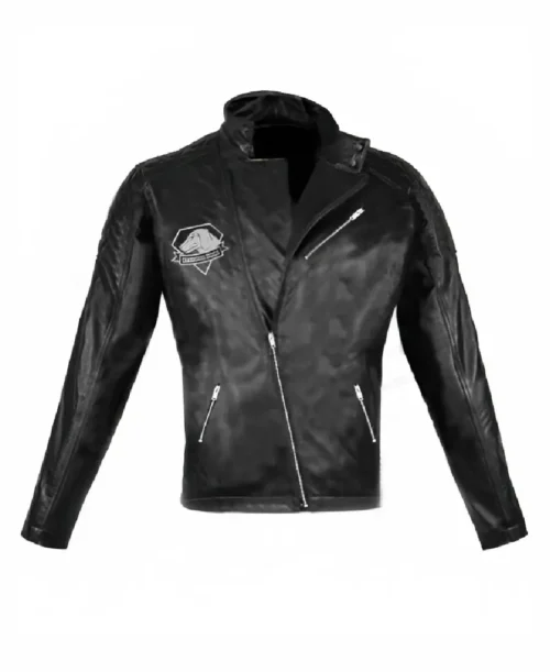 Alternative view of Cyberpunk 2077 Johnny Silverhand Leather Jacket