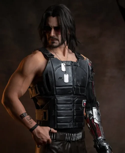 Cyberpunk 2077 Johnny Silverhand Vest - Image 3
