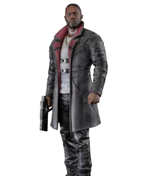 Cyberpunk 2077 Phantom Liberty Idris Elba Leather Coat - Image 3