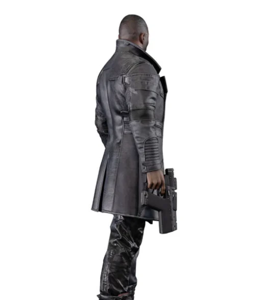Cyberpunk 2077 Phantom Liberty Idris Elba Leather Coat - Image 5