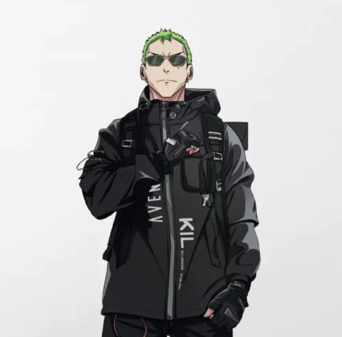 Cyberpunk Roronoa Zoro Techwear Jacket