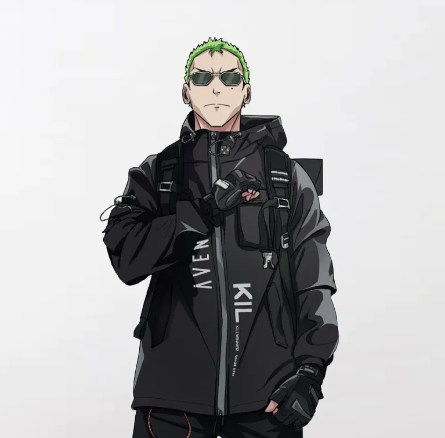 Cyberpunk Roronoa Zoro Techwear Jacket