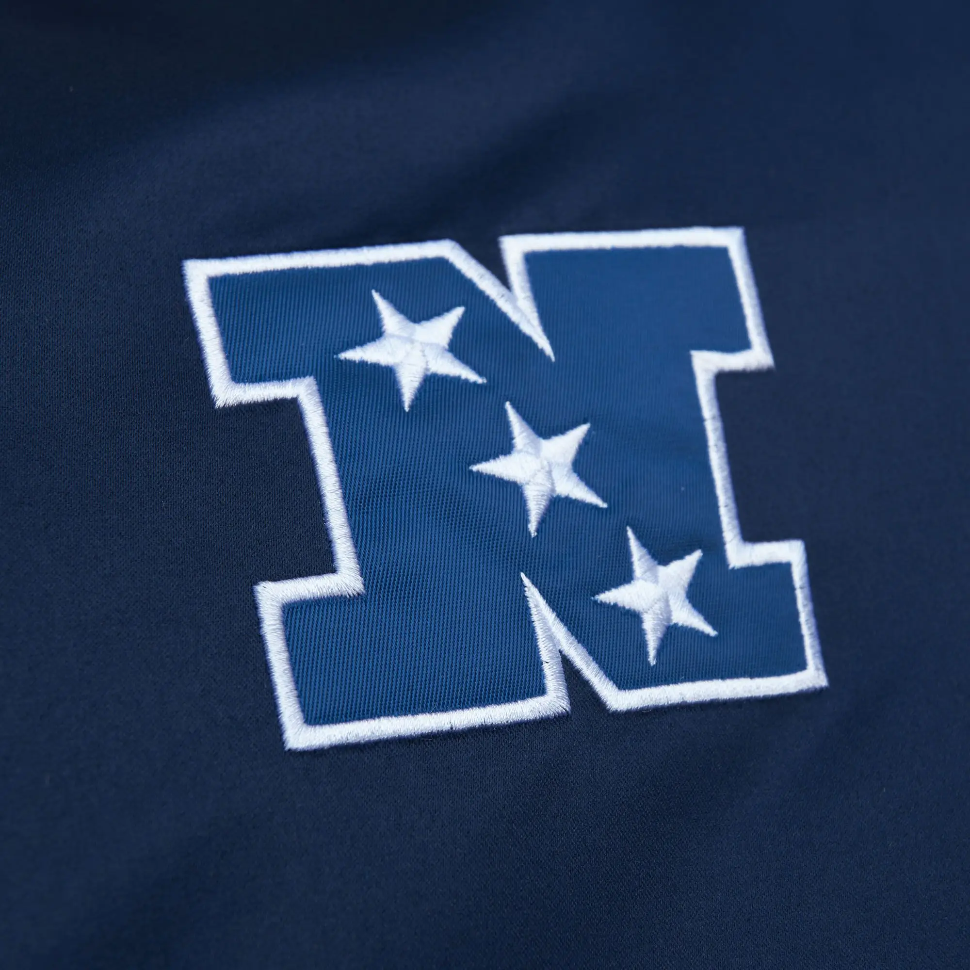 Dallas Cowboys Cooperstown Heavyweight Full-Snap Satin Varsity Jacket - Image 4