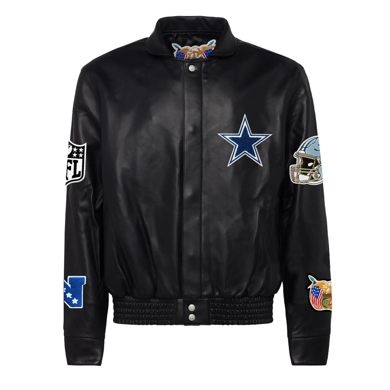 Dallas Cowboys Black Full Leather Jacket