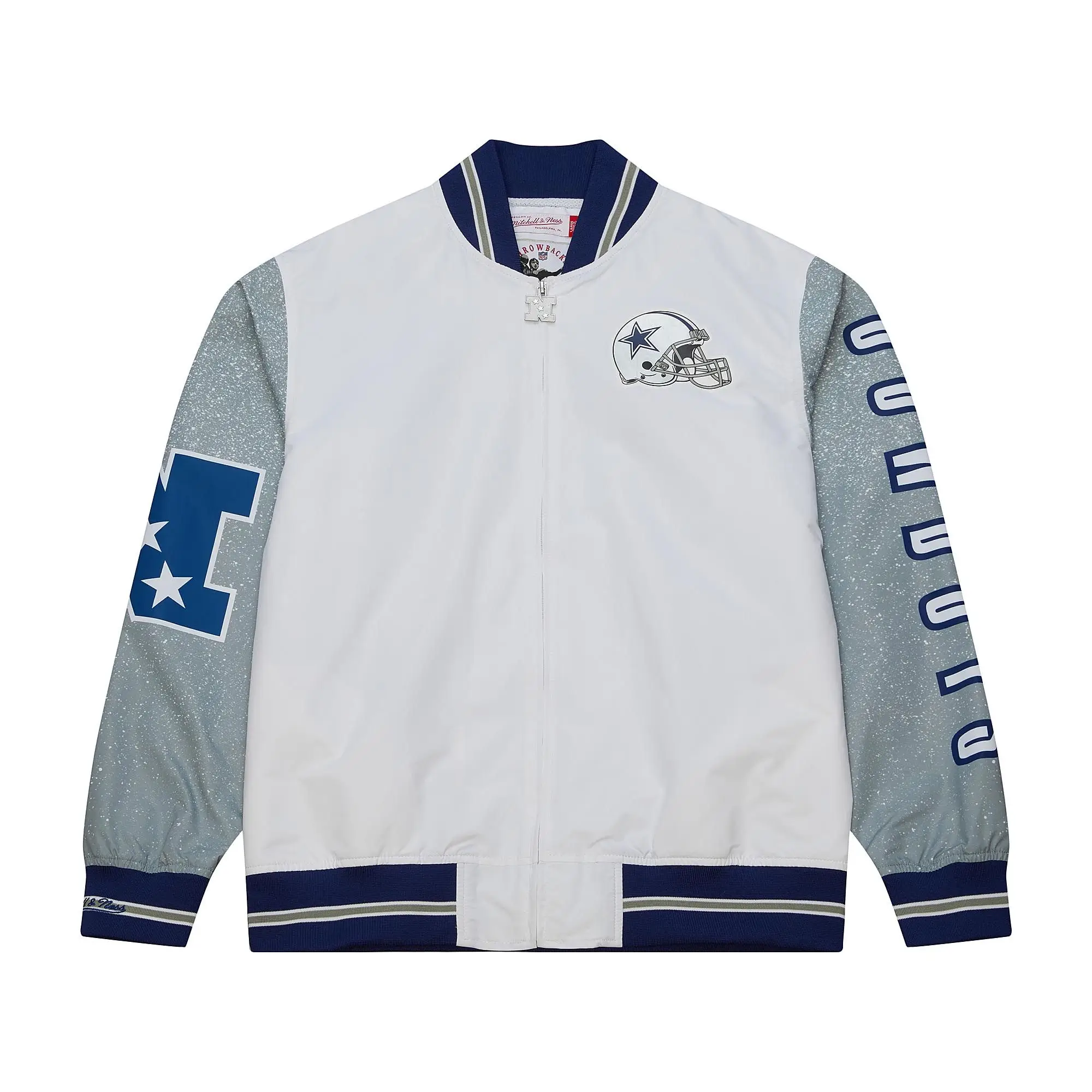 Dallas Cowboys Team Burst Warm-Up Varsity Jacket
