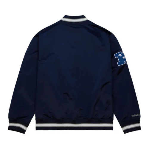 Alternative view of Dallas Cowboys Team OG 2.0 Full-Snap Blue Varsity Jacket