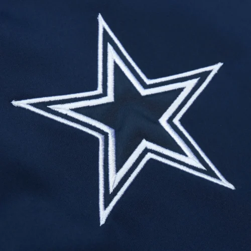 Dallas Cowboys Team OG 2.0 Full-Snap Blue Varsity Jacket - Image 4