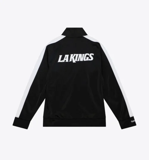Alternative view of Los Angeles Kings Flashback Full-Zip Track Black Jacket