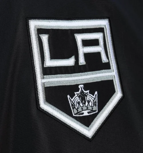 Los Angeles Kings Flashback Full-Zip Track Black Jacket - Image 3