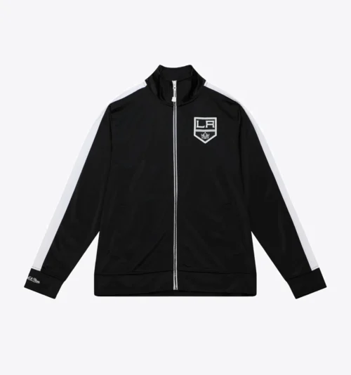 Los Angeles Kings Flashback Full-Zip Track Black Jacket