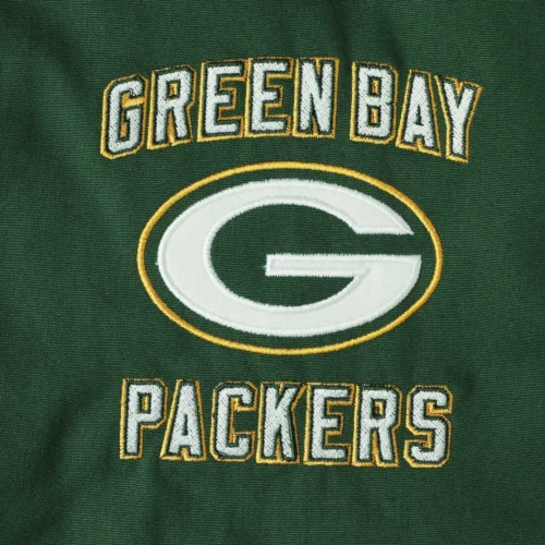 Green Bay Packers G-III Sports Victory Formation Commemorative Full-Snap Green Varsity Jacket - Image 3