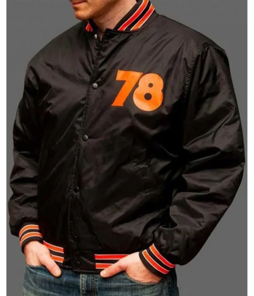 Alternative view of Halloween 78 Nylon Bomber Black Jacket