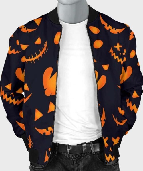 Alternative view of Halloween Pumpkins Pattern Jacket