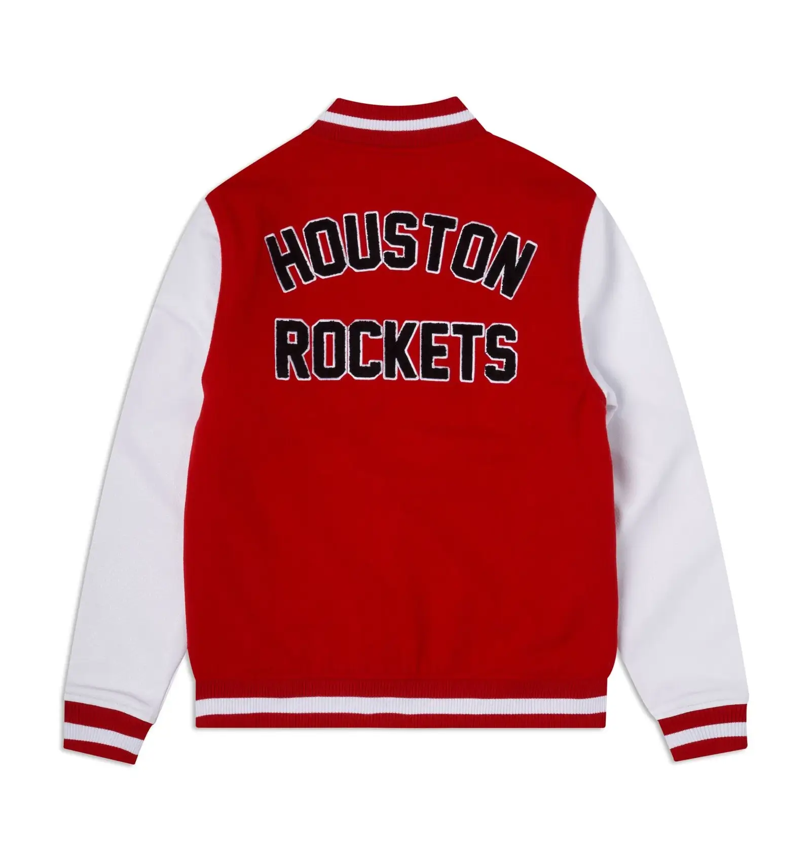 Houston Rockets Western Conference Red & White Wool Varsity Jacket - Image 2