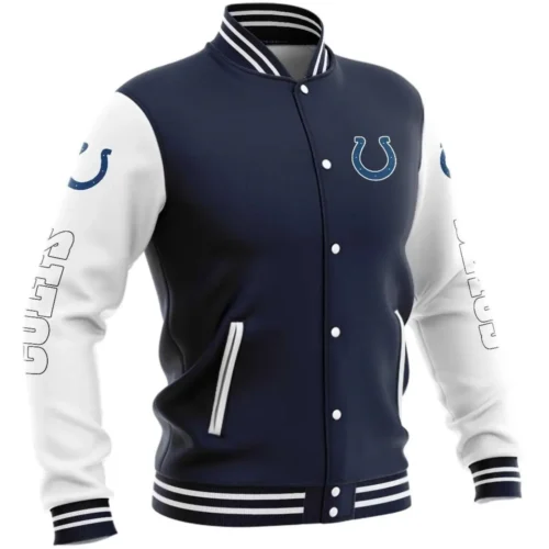 Indianapolis Colts Team players Satin Varsity Jacket