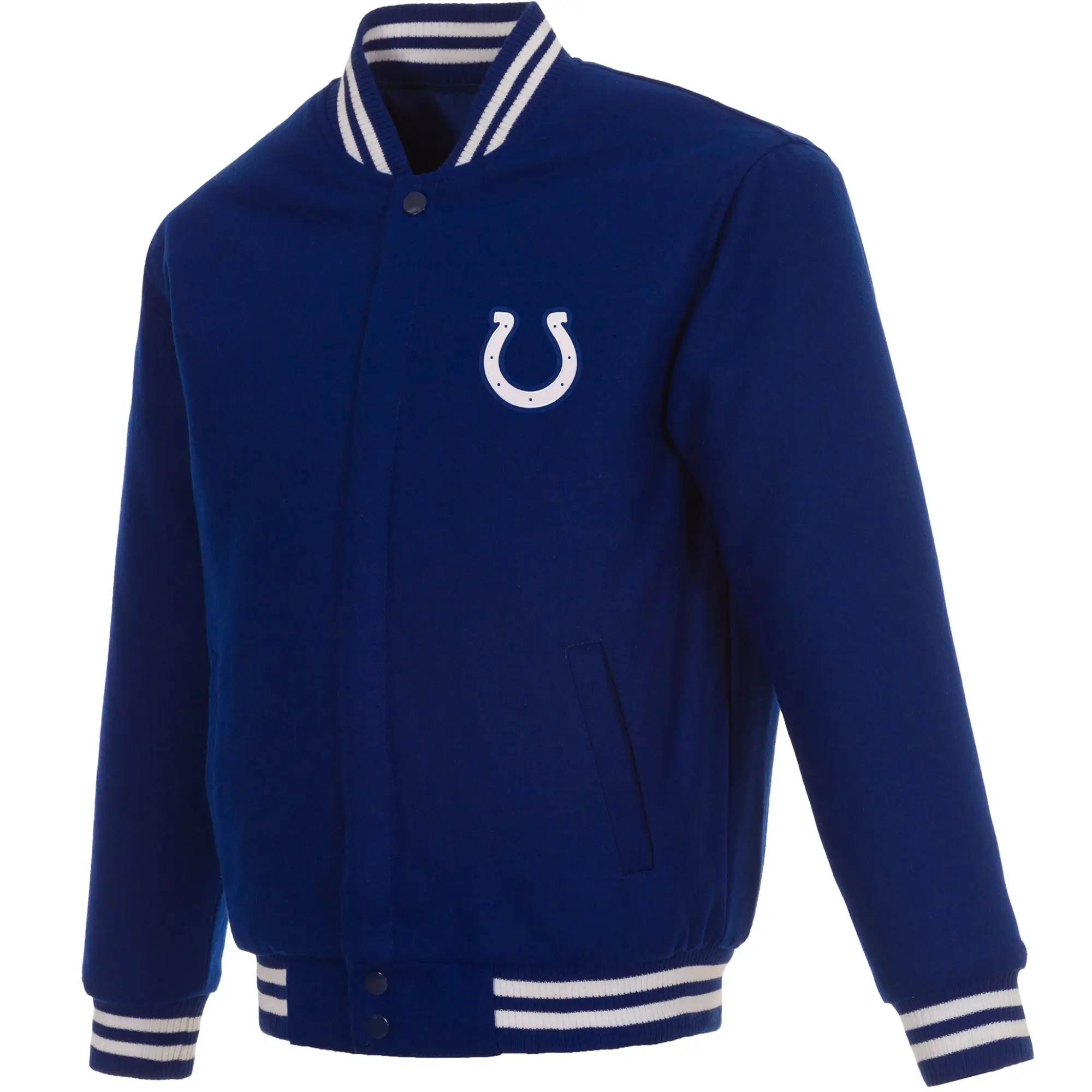 Indianapolis Colts One Color Wool Varsity Blue Jacket