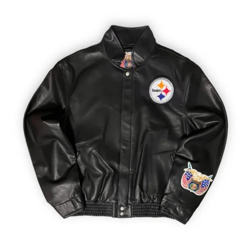 Pittsburgh Steelers Black Full Leather Jacket