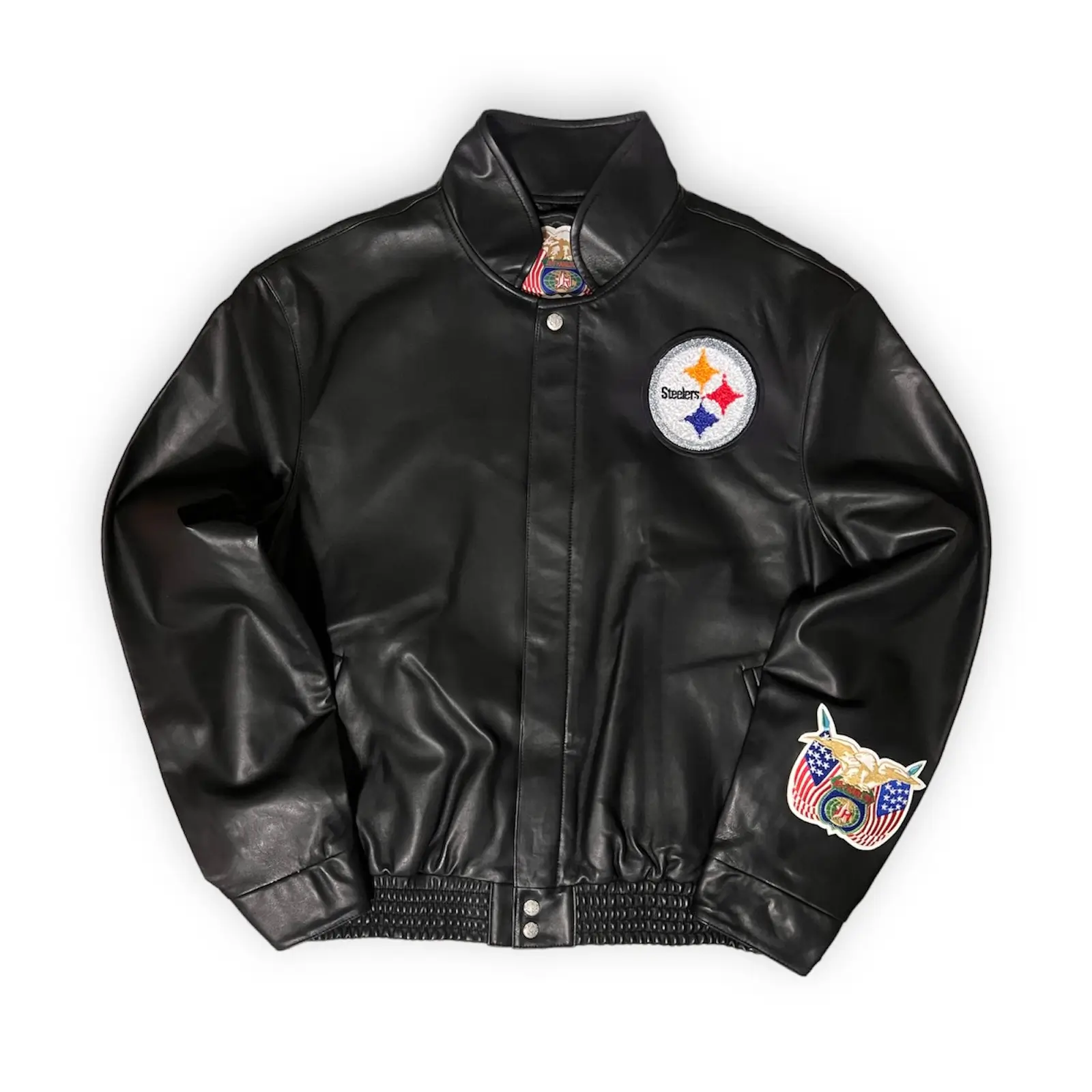 Pittsburgh Steelers Black Full Leather Jacket