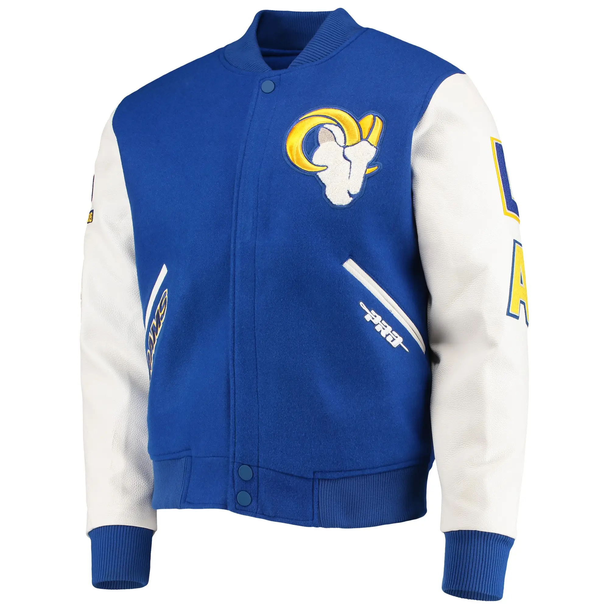 Los Angeles Rams Classic Royal & White Varsity Jacket