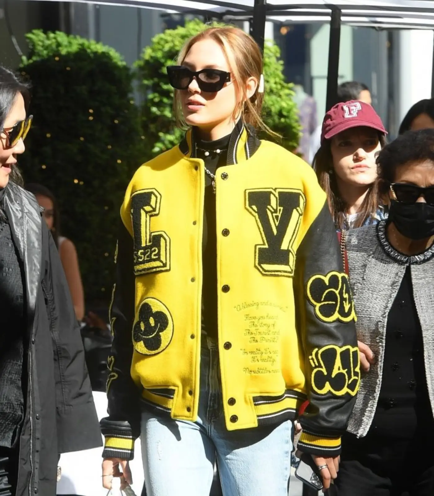 Louis Vuitton Panther Yellow & Black Bomber Varsity Jacket - Image 16