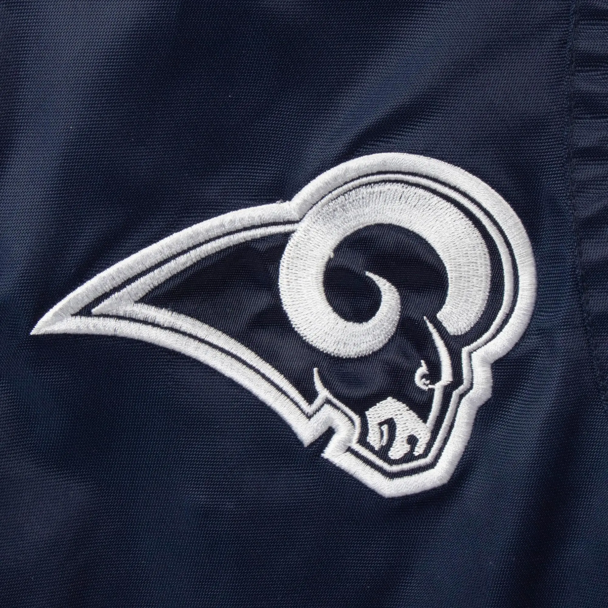 Los Angeles Rams The Prime Time Navy Blue Varsity Jacket - Image 3