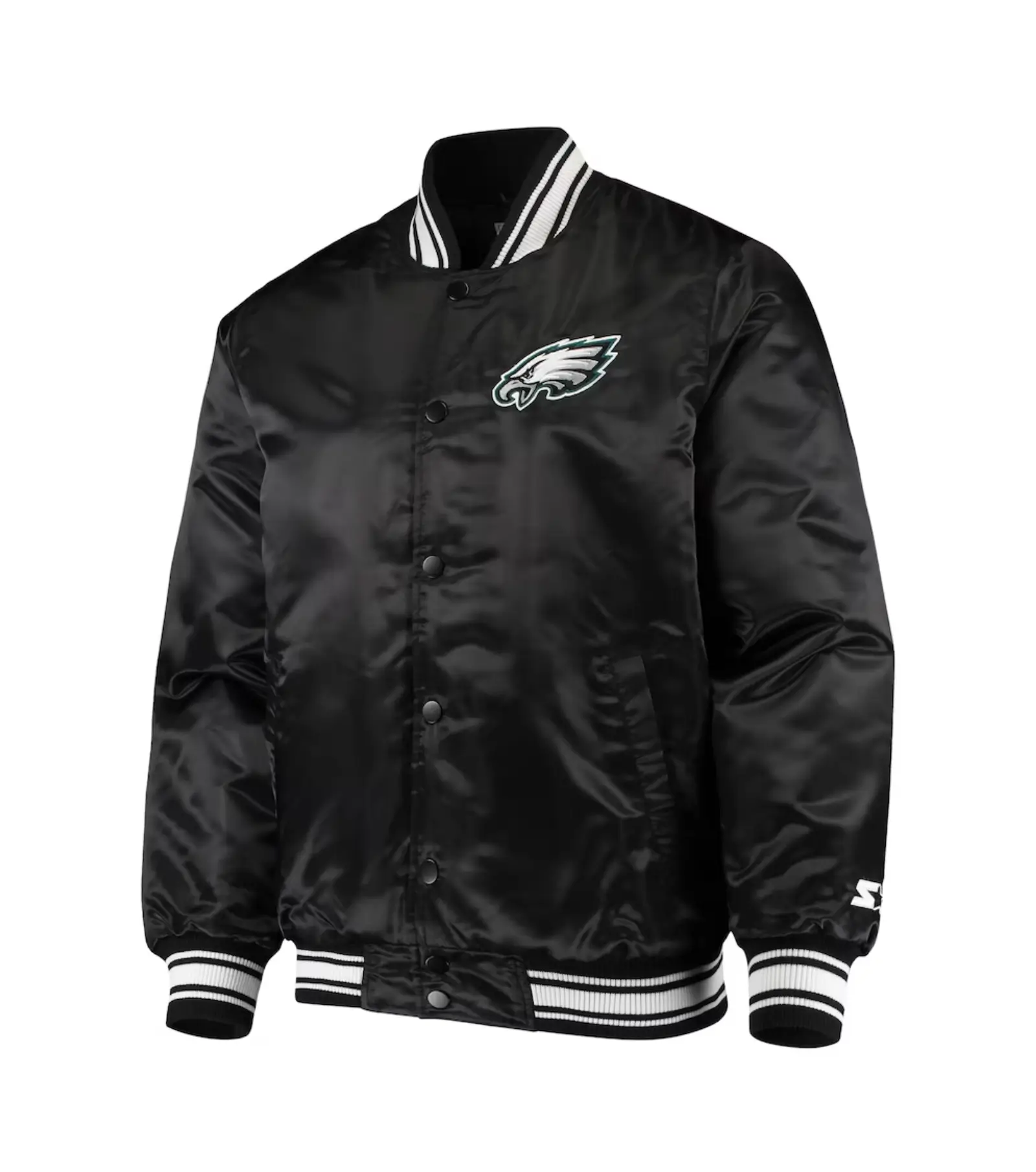 Philadelphia Eagles Locker Room Black Varsity Jacket