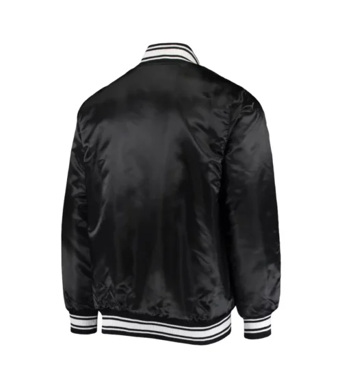 Alternative view of Philadelphia Eagles Locker Room Black Varsity Jacket