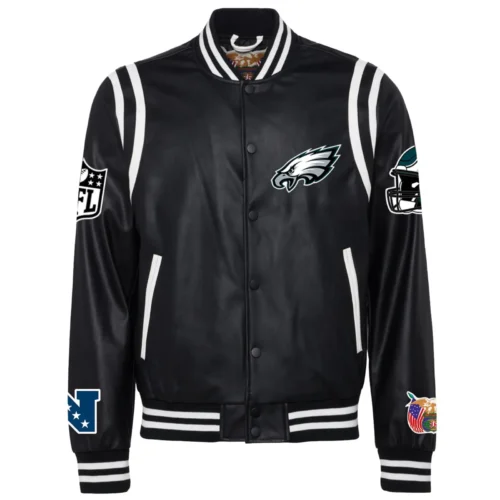 Philadelphia Eagles X Full Leather Jacket