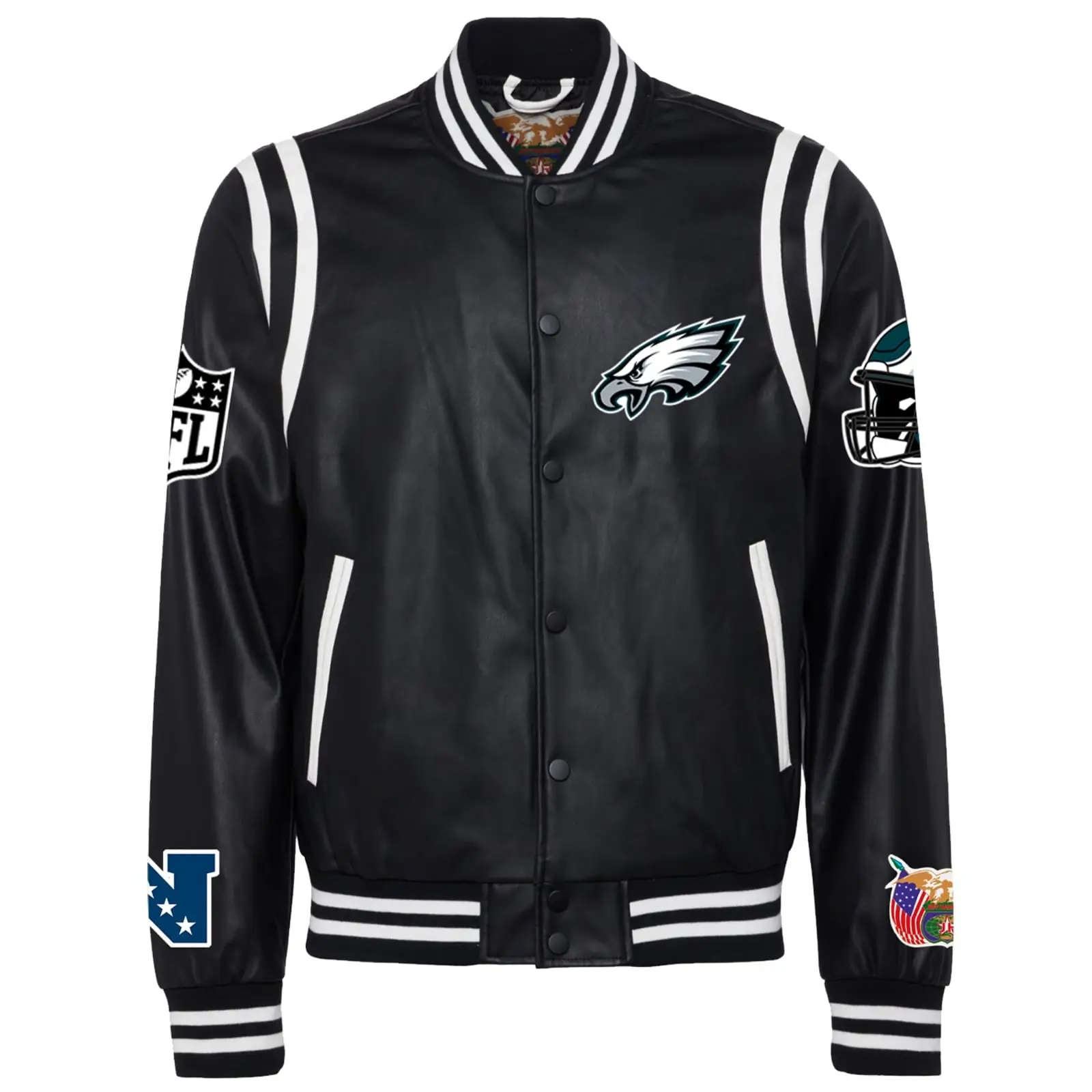 Philadelphia Eagles X Full Leather Jacket