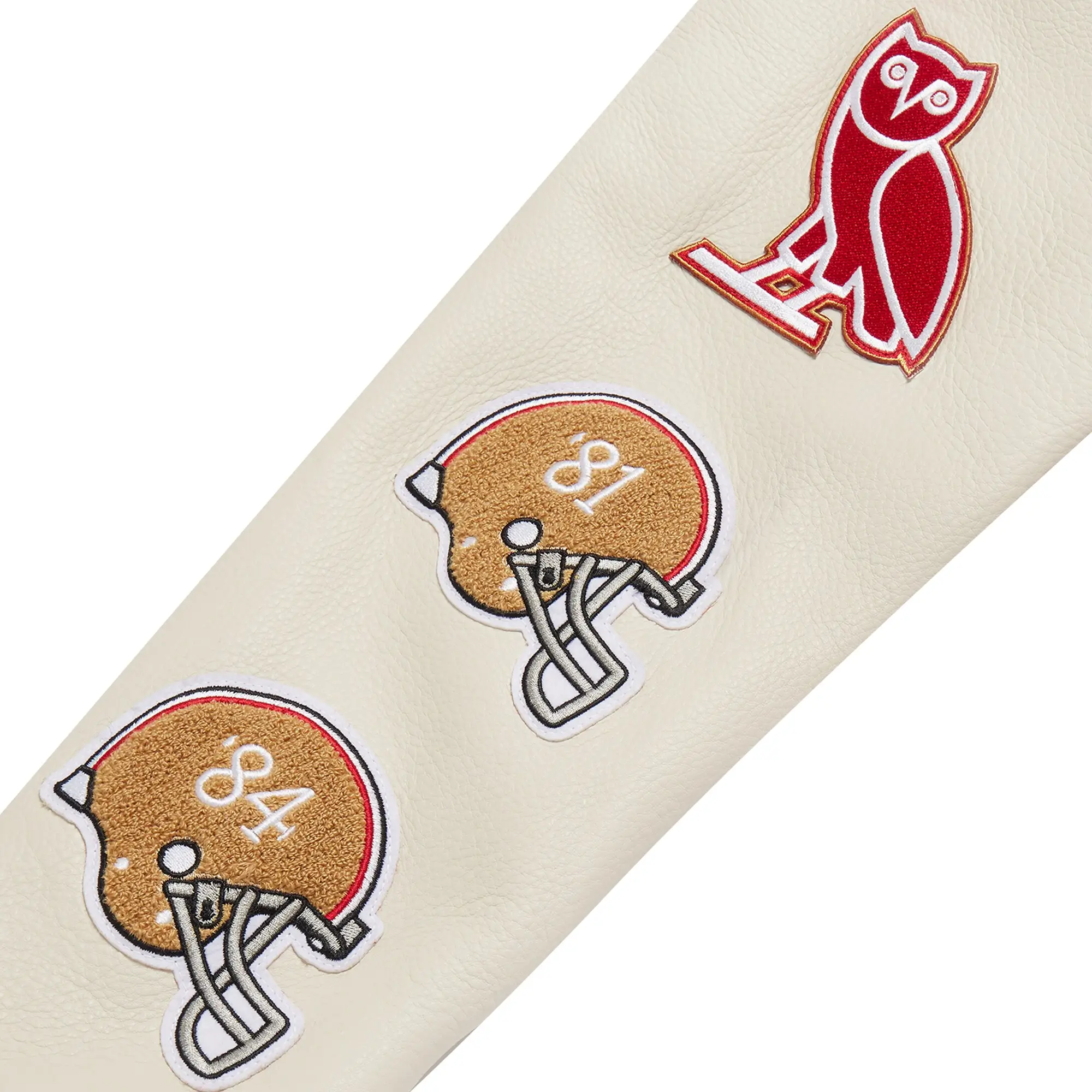 San Francisco 49ers Scarlet Full-Snap Red/White Varsity Jacket - Image 5