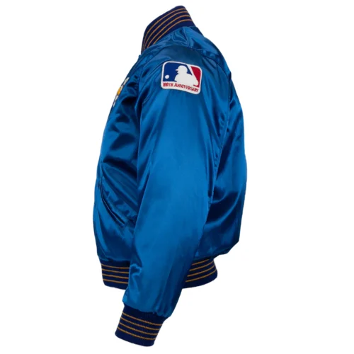Seattle Pilots 1969 Authentic Satin Varsity Jacket - Image 3