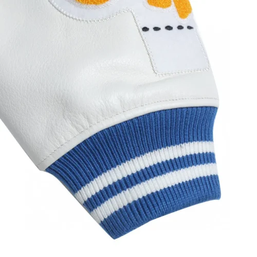 Super Bowl Damar Hamlin Blue & White Varsity Jacket - Image 6