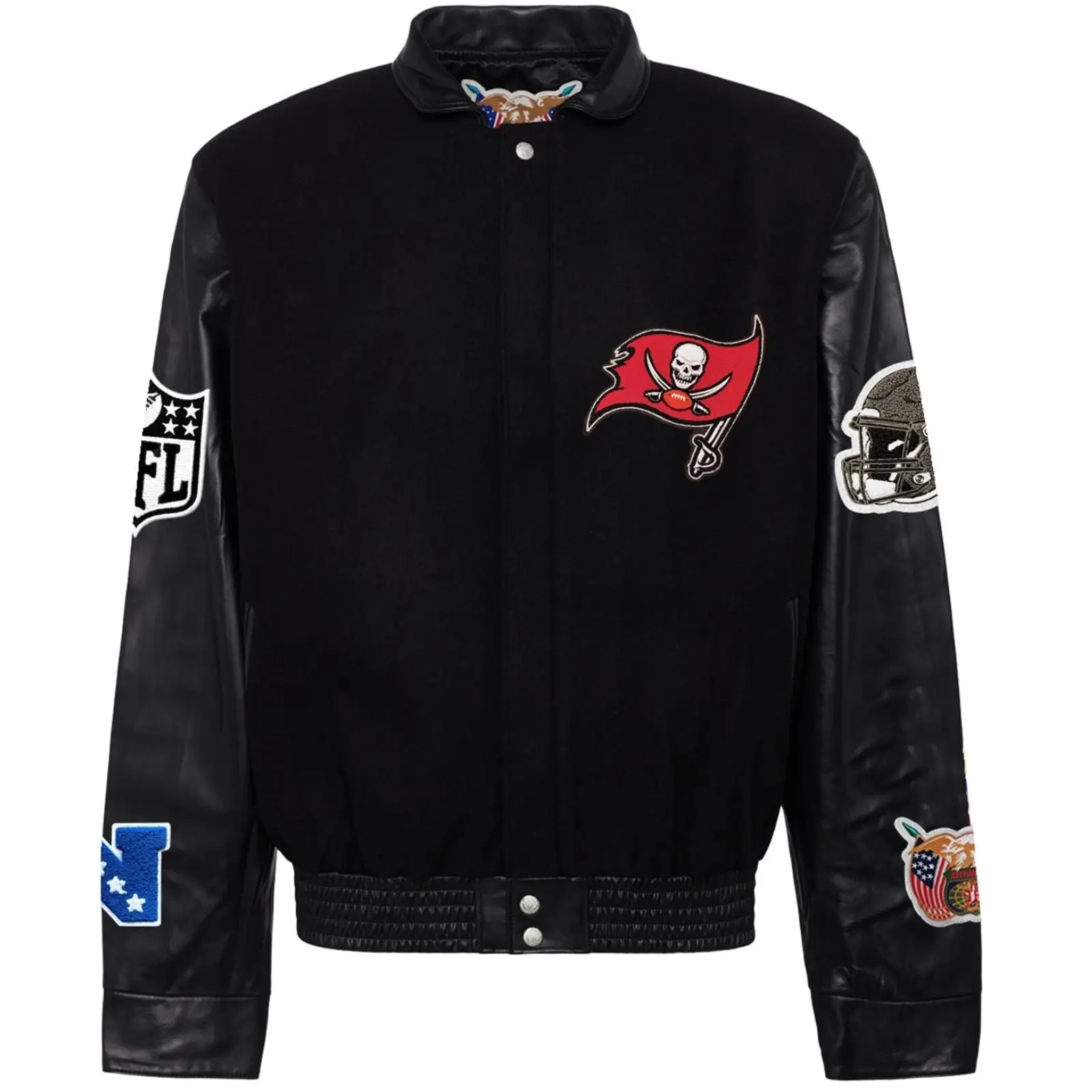 Tampa Bay Buccaneers Jeff Hamilton Wool & Leather Varsity Jacket