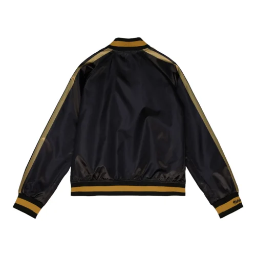 Alternative view of Vegas Golden Knights Women's Raglan Satin Full-Snap Varsity Jacket