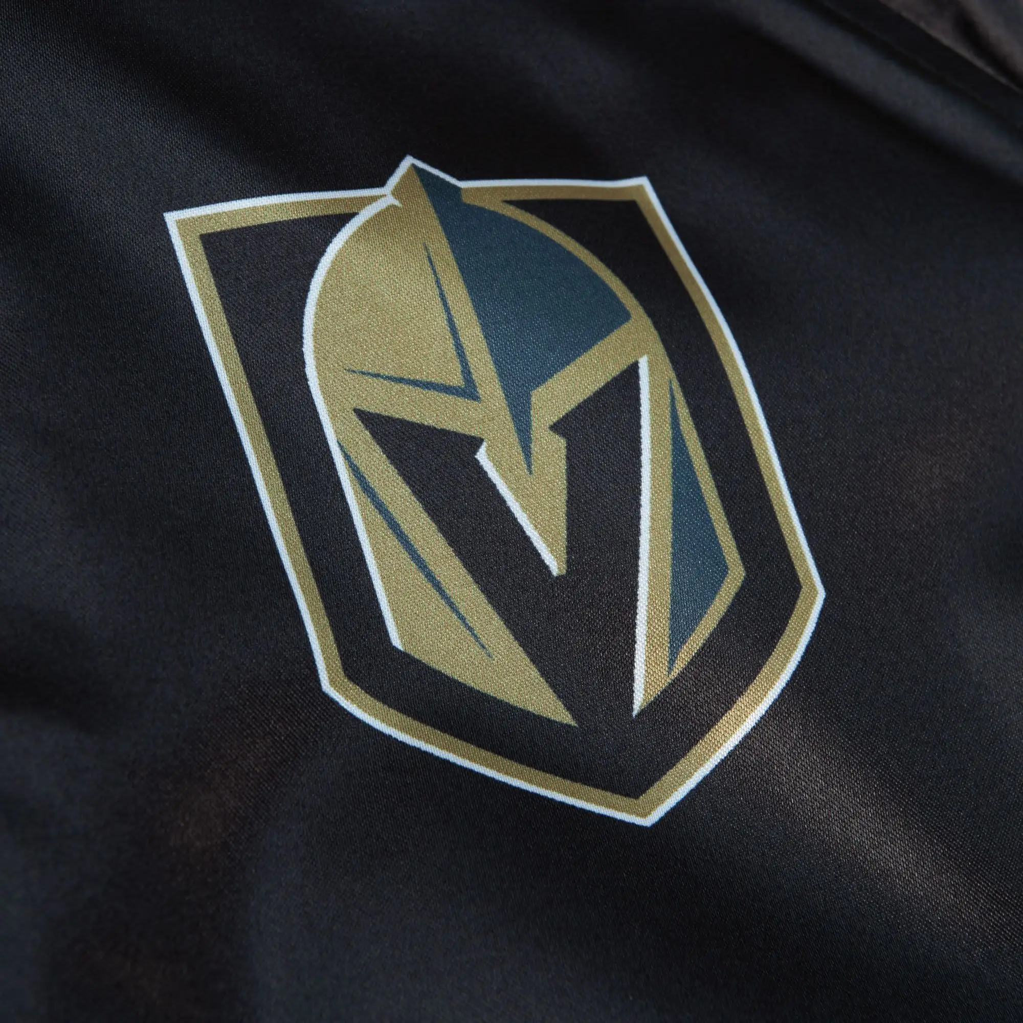 Vegas Golden Knights Women's Raglan Satin Full-Snap Varsity Jacket - Image 3