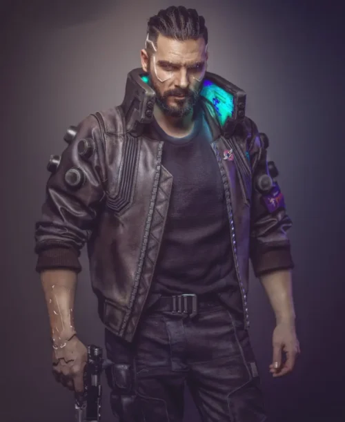 Video Game Cyberpunk 2077 Samurai Bomber Jacket